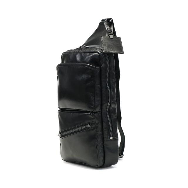 ラゲッジレーベル エレメント スリングショルダーバッグ 021-01261 ボディバッグ 吉田カバン LUGGAGE LABEL ELEMENT SLING SHOULDER BAG ワンショルダーバッグ 斜めがけ メンズ 本革 撥水_2