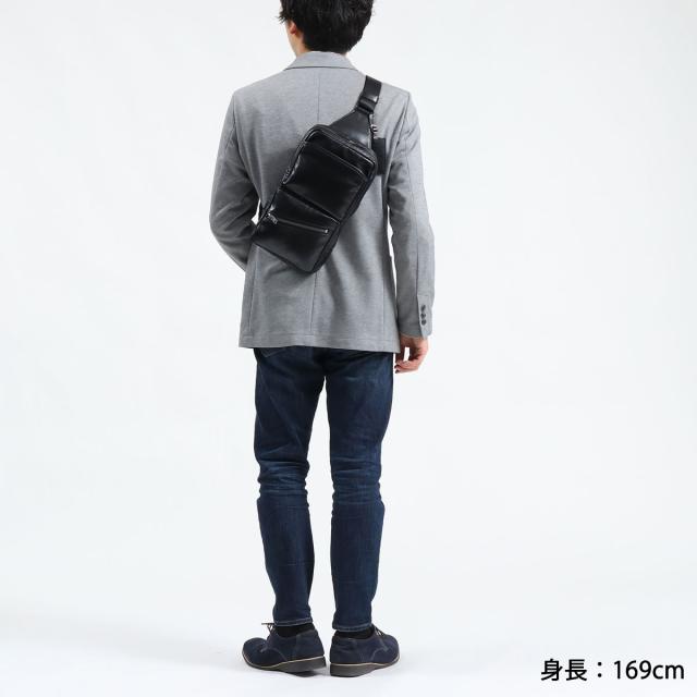 ラゲッジレーベル エレメント スリングショルダーバッグ 021-01261 ボディバッグ 吉田カバン LUGGAGE LABEL ELEMENT SLING SHOULDER BAG ワンショルダーバッグ 斜めがけ メンズ 本革 撥水_5