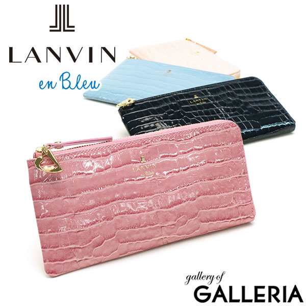 【商品レビューで＋5％】ランバンオンブルー 財布 LANVIN en Bleu マゼンダ 長財布 薄い L字ファスナー レザー レディース 481685