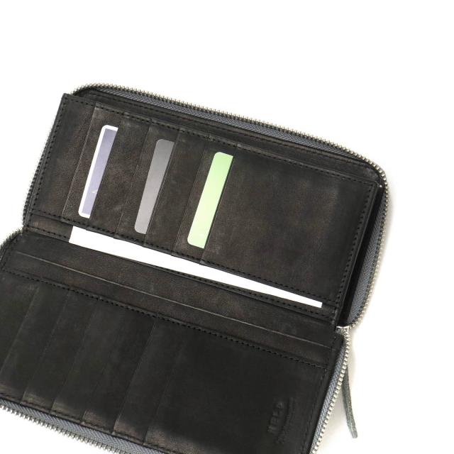 【商品レビューで＋5％】ネルド 長財布 NELD ZOU ゾウ 財布 ラウンドファスナー 本革 小銭入れあり BOX型小銭入れ 大容量 日本製 AN205_11