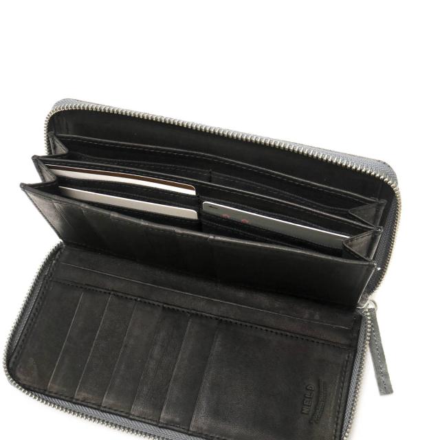 【商品レビューで＋5％】ネルド 長財布 NELD ZOU ゾウ 財布 ラウンドファスナー 本革 小銭入れあり BOX型小銭入れ 大容量 日本製 AN205_12