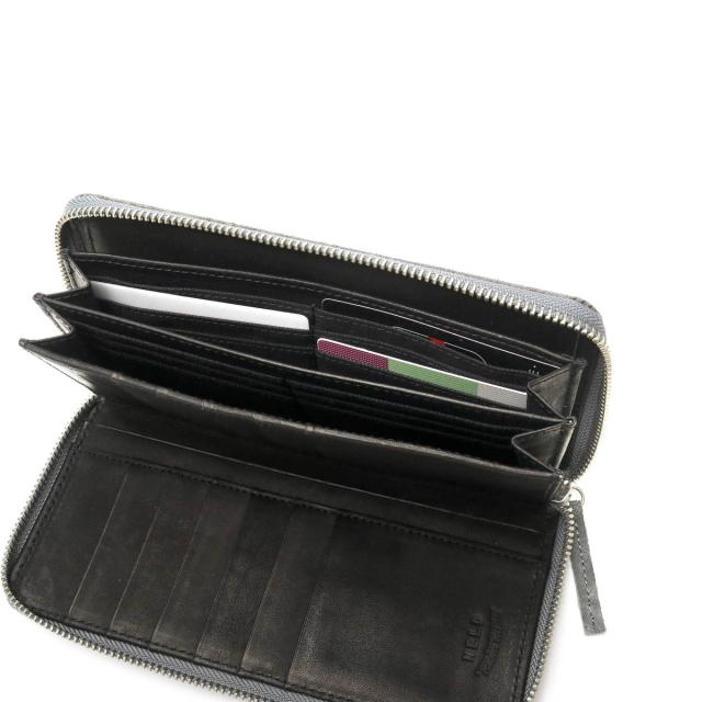 【商品レビューで＋5％】ネルド 長財布 NELD ZOU ゾウ 財布 ラウンドファスナー 本革 小銭入れあり BOX型小銭入れ 大容量 日本製 AN205_13
