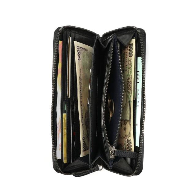 【5％OFFクーポン】【商品レビューで＋5％】ノマドイ 財布 NOMADOI アラバマ 長財布 ラウンドファスナー 革 大きめ 小銭入れ付き シンプル 日本製 NAMW2AT1 商品レビューで＋5％】ノマドイ 財布 NOMADOI アラバマ 長財布