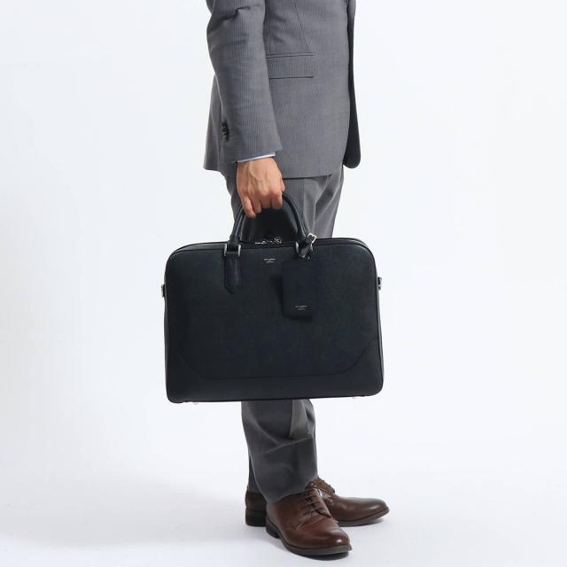 ペッレモルビダ　ビジネスバッグ　ブラック　レザー　ブリーフケース PELLE MORBIDA（ペッレ モルビダ） ケアセット＋選べるノベルティ