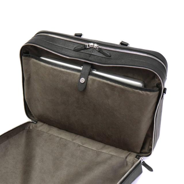 【PELLE MORBIDA】ブリーフケース　Capitano レザー　グレー PELLE MORBIDA（ペッレ モルビダ） Capitano キャピターノ エンボス