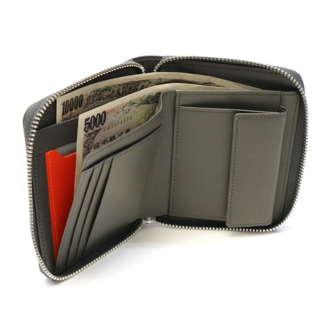 ポーター エンチェイス ウォレット 007-02284 二つ折り財布 吉田カバン PORTER ENCHASE WALLET 財布 二つ折 ラウンドファスナー エンボス 型押し 本革 レザー 日本製 メンズ レディース_9