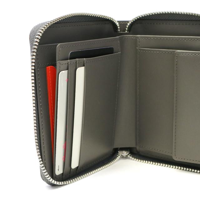 ポーター エンチェイス ウォレット 007-02284 二つ折り財布 吉田カバン PORTER ENCHASE WALLET 財布 二つ折 ラウンドファスナー エンボス 型押し 本革 レザー 日本製 メンズ レディース_10