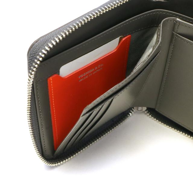ポーター エンチェイス ウォレット 007-02284 二つ折り財布 吉田カバン PORTER ENCHASE WALLET 財布 二つ折 ラウンドファスナー エンボス 型押し 本革 レザー 日本製 メンズ レディース_13