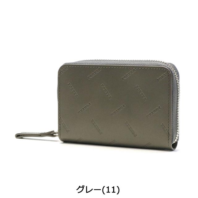 ポーター エンチェイス コイン ＆ カードケース 007-02285 財布 吉田カバン PORTER ENCHASE COIN & CARD CASE カード 鍵 エンボス 型押し 本革 レザー 日本製 メンズ レディース_2
