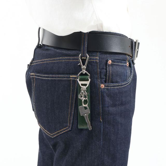 ポーター エンチェイス キーホルダー 007-02287 吉田カバン PORTER ENCHASE KEY HOLDER キーフック 鍵 スマートキー エンボス 型押し 本革 レザー 日本製 メンズ レディース_6