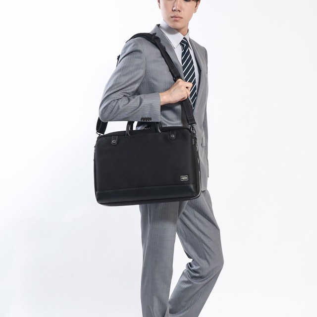 ポーター エルダー ブリーフケース 010-04428 吉田カバン PORTER ELDER BRIEFCASE 2WAY 斜めがけ A4 B4  ビジネスバッグ 通勤 メンズ レデ｜au PAY マーケット