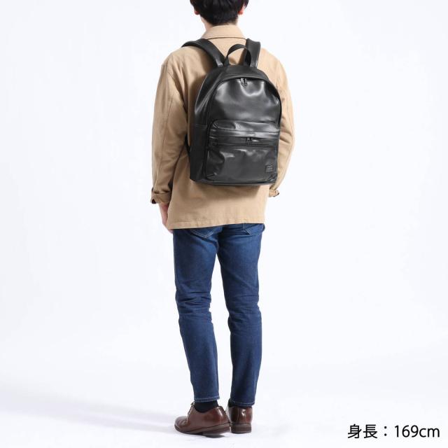 ポーター アルーフ デイパック 023-01082 リュックサック 吉田カバン PORTER ALOOF DAYPACK ファスナー付き A4 17L ラウンド型 メンズ レディース 本革 日本製_3