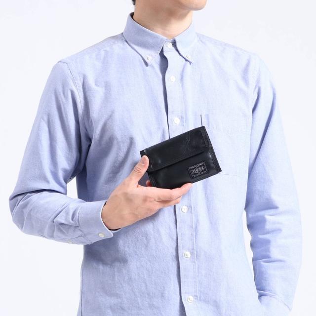ポーター アルーフ ウォレット 023-01084 財布 二つ折り財布 吉田カバン PORTER ALOOF 二つ折り 本革 WALLET 小銭入れ付き カジュアル メンズ レディース_2