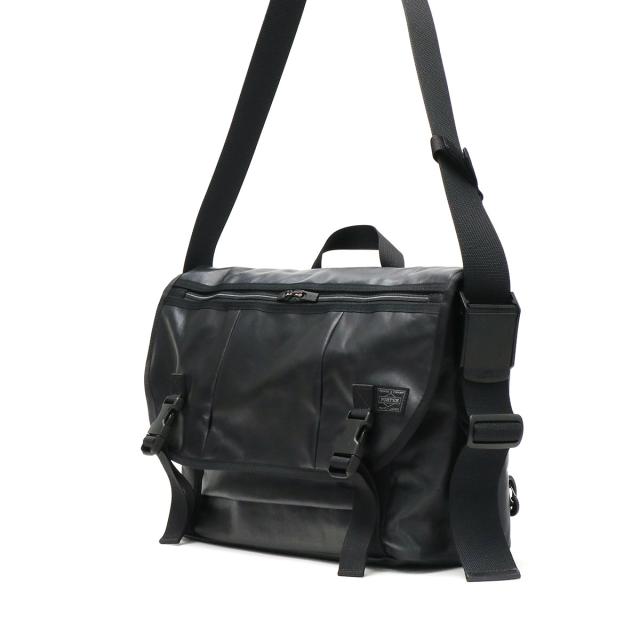 ポーター アルーフ メッセンジャーバッグ 023-03758 ショルダーバッグ 吉田カバン PORTER ALOOF MESSENGER BAG 斜めがけ 本革 軽量 A4 メンズ レディース 日本製_2