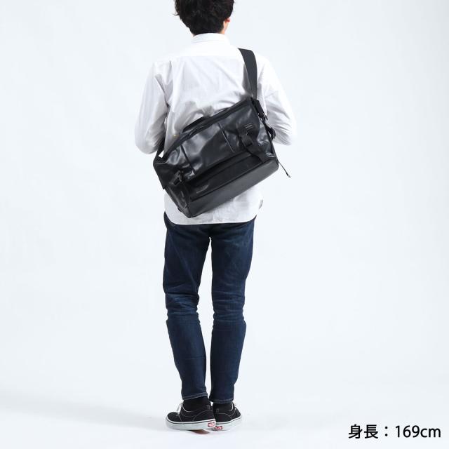 ポーター アルーフ メッセンジャーバッグ 023-03758 ショルダーバッグ 吉田カバン PORTER ALOOF MESSENGER BAG 斜めがけ 本革 軽量 A4 メンズ レディース 日本製_5