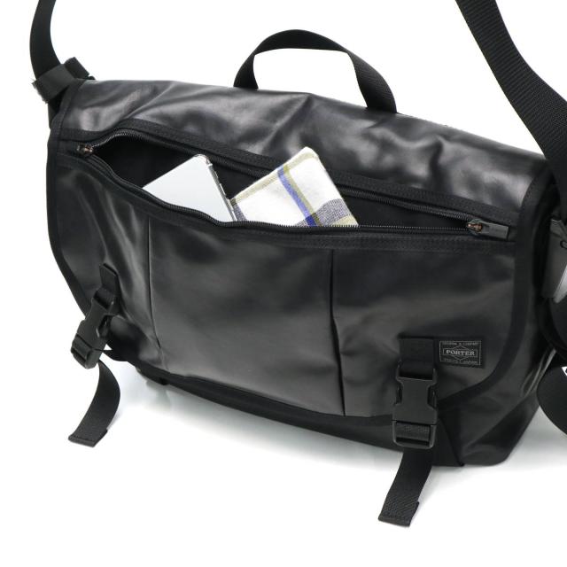 ポーター アルーフ メッセンジャーバッグ 023-03758 ショルダーバッグ 吉田カバン PORTER ALOOF MESSENGER BAG 斜めがけ 本革 軽量 A4 メンズ レディース 日本製_7