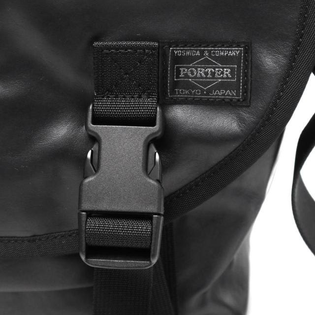 ポーター アルーフ メッセンジャーバッグ 023-03758 ショルダーバッグ 吉田カバン PORTER ALOOF MESSENGER BAG 斜めがけ 本革 軽量 A4 メンズ レディース 日本製_16