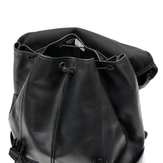 ポーター アルーフ リュックサック 023-03760 リュック 吉田カバン PORTER ALOOF RUCKSACK 大容量 本革 軽量 かぶせ A4 B4 21L シンプル メンズ レディース 日本製_13