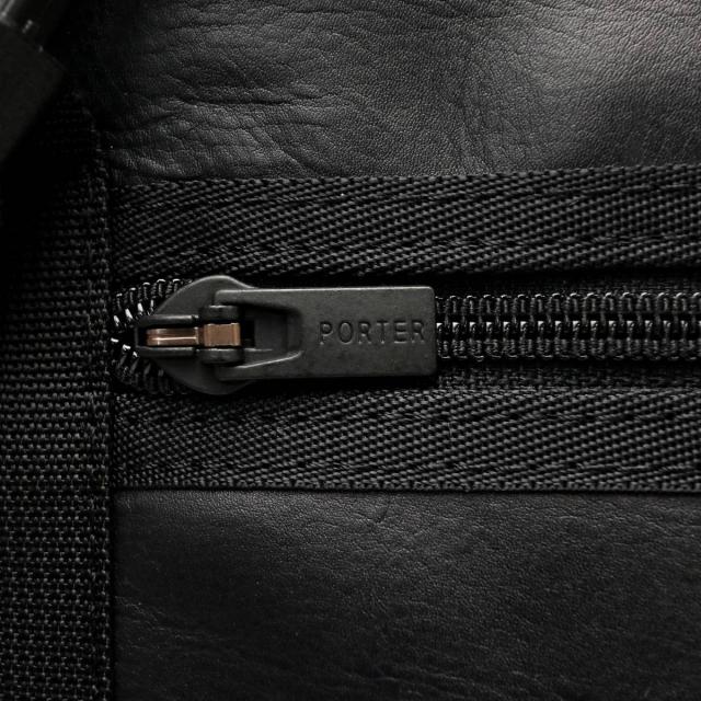 ポーター アルーフ リュックサック 023-03760 リュック 吉田カバン PORTER ALOOF RUCKSACK 大容量 本革 軽量 かぶせ A4 B4 21L シンプル メンズ レディース 日本製_17