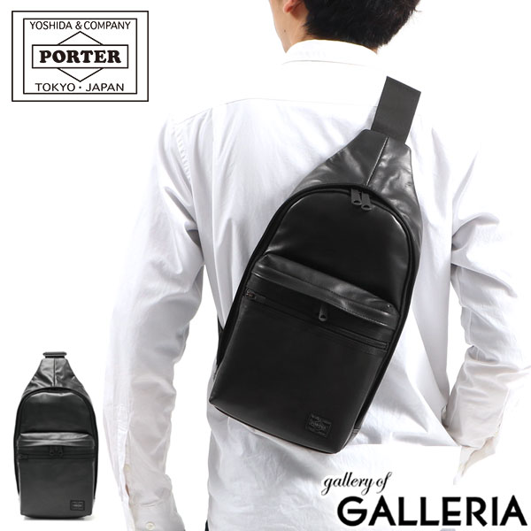 ポーター アルーフ スリングショルダーバッグ 023-03799 ボディバッグ ワンショルダーバッグ 吉田カバン PORTER ALOOF SLING SHOULDER BAG 斜めがけ メンズ レディース 本革 レザー