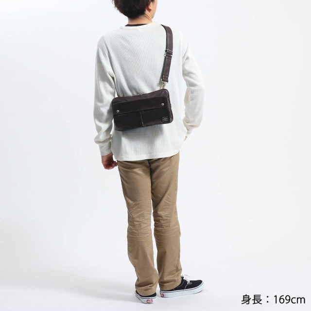 ポーター フリースタイル ショルダーバッグ 707-07144 吉田カバン PORTER FREE STYLE 斜めがけ 小さめ SHOULDER  BAG 薄マチ カジュアル ｜au PAY マーケット