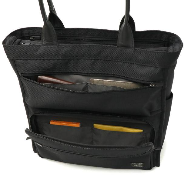 ポーター プロテクション トートバッグ 681-17979 吉田カバン PORTER PROTECTION TOTE BAG トート ファスナー付き ビジネスバッグ A4 PC収納 13インチ 自立 抗菌 通勤 メンズ_9