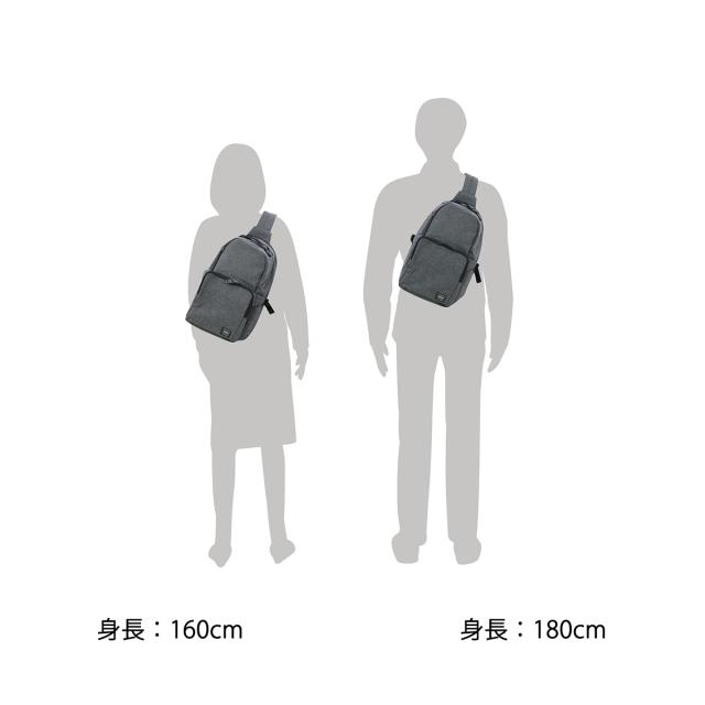 ポーター ファンクション スリングショルダーバッグ 691-19624 ボディバッグ 吉田カバン PORTER ワンショルダー FUNCTION 斜めがけバッグ ナイロン B5 日本製 メンズ レディース_4