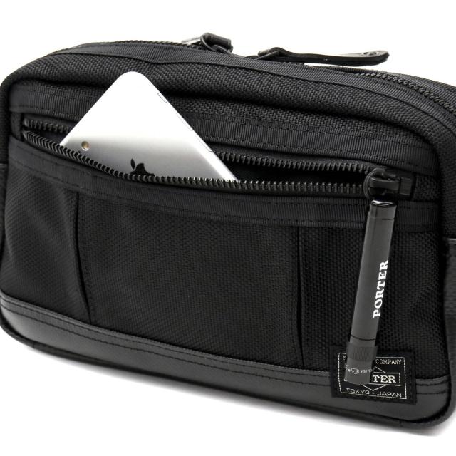 ポーター ヒート ウエストバッグ 703-07972 ボディバッグ 吉田カバン PORTER HEAT WAIST BAG 斜めがけ 小さめ 日本製 メンズ_9