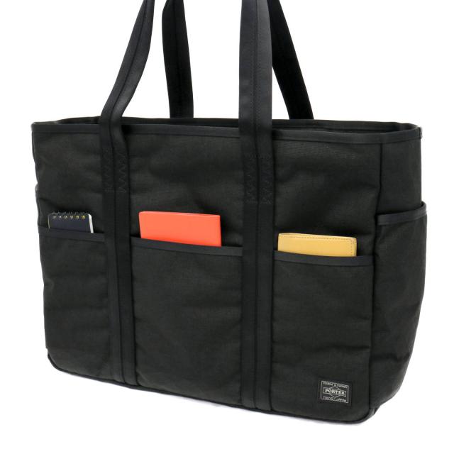 ポーター ハイブリッド トートバッグ 737-07945 吉田カバン PORTER HYBRID TOTE BAG ファスナー付き A4 B4 大きめ 軽量 防水 丈夫 通学 通勤 スポーツ ビジネス カジュアル メンズ レディース_9