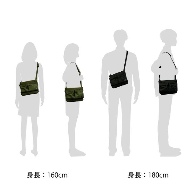 ポーター フォース ショルダーバッグ 855-05458 吉田カバン PORTER FORCE SHOULDER BAG 斜めがけ 小さめ カジュアル ミリタリー ナイロン メンズ レディース_6