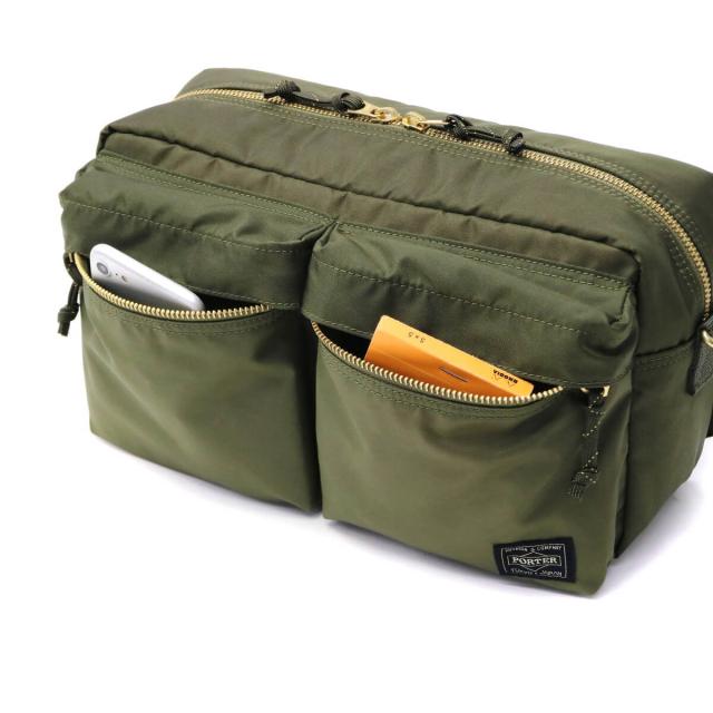 ポーター フォース 2WAYウエストバッグ 855-07418 ショルダーバッグ 吉田カバン PORTER FORCE 2WAY WAIST BAG 斜めがけ 肩掛け カジュアル ミリタリー ナイロン メンズ レディース_14