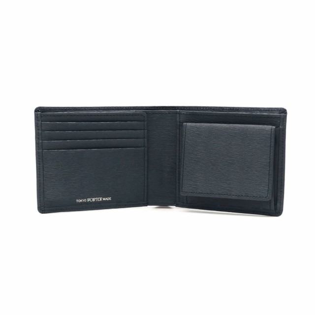 ポーター カレント ウォレット 052-02204 二つ折り財布 財布 吉田カバン PORTER CURRENT WALLET 革 本革  BOX型小銭入れ メンズ レディー｜au PAY マーケット