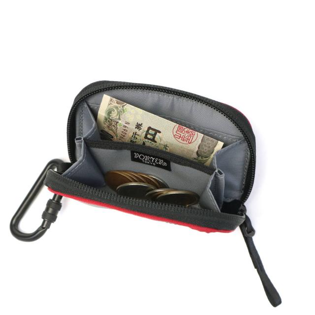 ポーター コンパート コイン ＆ カードケース 538-16172 小銭入れ 吉田カバン PORTER 財布 COMPART COIN & CARD CASE コインケース 仕切り カラビナ付き カジュアル メンズ レディース 日本製_10