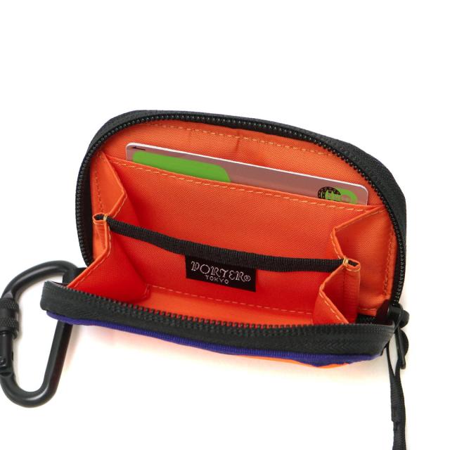 ポーター コンパート コイン ＆ カードケース 538-16172 小銭入れ 吉田カバン PORTER 財布 COMPART COIN & CARD CASE コインケース 仕切り カラビナ付き カジュアル メンズ レディース 日本製_12