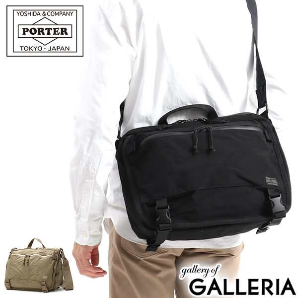 ポーター クランカーズ ショルダーバッグ(L) 568-08174 吉田カバン PORTER KLUNKERZ SHOULDER BAG(L) 斜めがけ A4 撥水 通勤 通学 メンズ