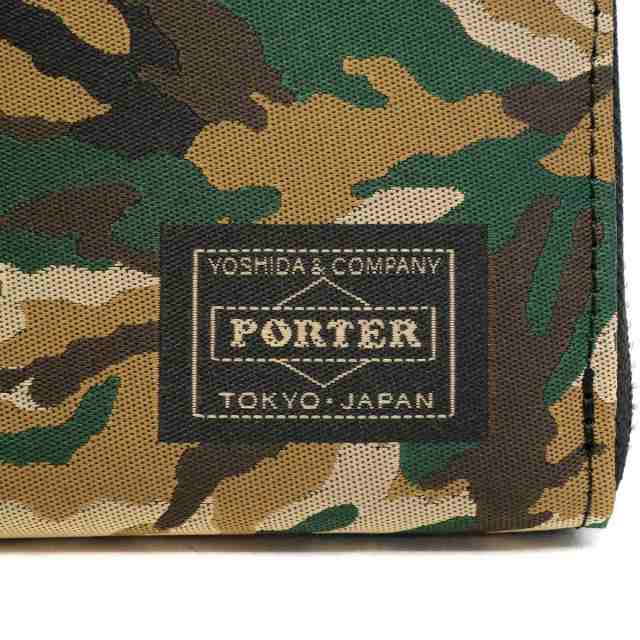 ポーター ギリー ロングウォレット 886-16139 長財布 吉田カバン PORTER GHILLIE 財布 L字ファスナー長財布 WALLET 迷彩 ミリタリー カモ