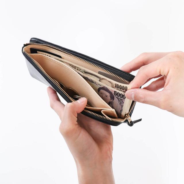 未使用 PORTER SOAK L字型小銭入れ ポーター ケース PORTER ポーター ソーク ウォレット 101-06056 折り財布 L字