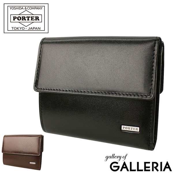 ポーター シーン ウォレット 110-02971 三つ折り財布 財布 ミニウォレット 吉田カバン PORTER 三つ折り SHEEN 革 メンズ レディースの通販は