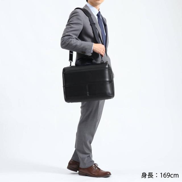 ポーター スタンス 2WAYブリーフケース(L) 117-01511 ビジネスバッグ 吉田カバン PORTER STANCE A4 B4 大きめ 大容量 ノートPC 肩掛け 通勤 ビジネス 革 本革 日本製 レザー 撥水 メンズ