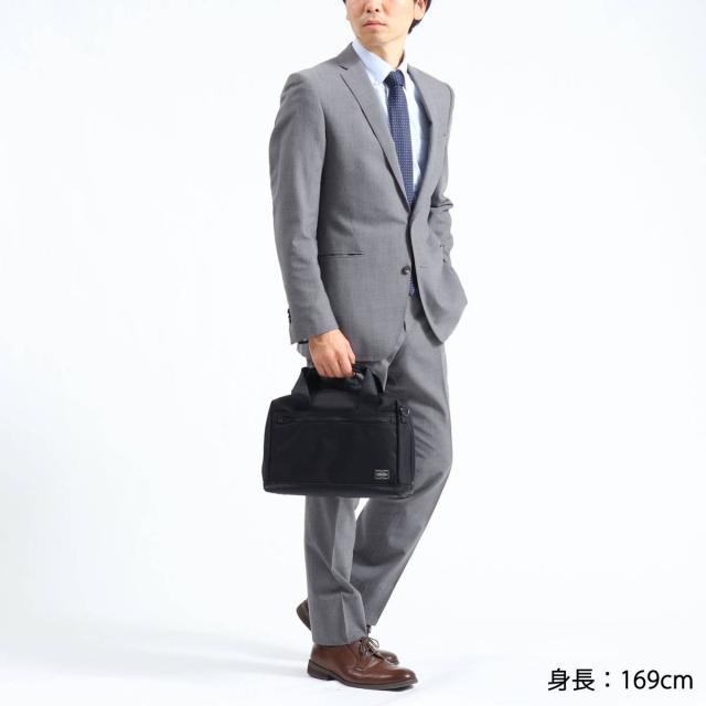 ポーター ステージ 2WAYブリーフケース 620-07574 ビジネスバッグ 吉田カバン PORTER STAGE 2WAY BRIEFCASE B5 コンパクト ショルダー 通勤バッグ 軽量 出張 ファスナー 日本製 メンズ_4