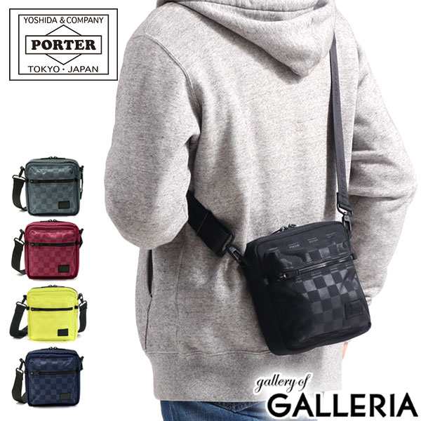 ポーター スキッド 2WAYショルダーバッグ 671-17514 ボディバッグ 吉田カバン PORTER SKID 2WAY SHOULDER BAG 斜めがけ 小さめ ミニ チェ