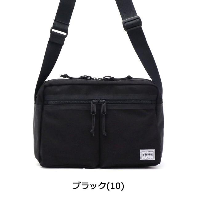 ポーター スイッチ ショルダーバッグ(L) 874-19673 ショルダー 吉田カバン PORTER SWITCH SHOULDER BAG(L) 斜めがけ コットン ブラック カジュアル 撥水 メンズ レディース_1