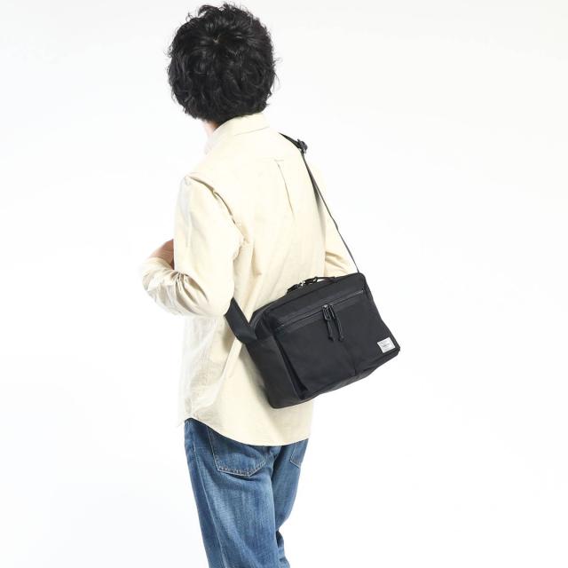 ポーター スイッチ ショルダーバッグ(L) 874-19673 ショルダー 吉田カバン PORTER SWITCH SHOULDER BAG(L) 斜めがけ コットン ブラック カジュアル 撥水 メンズ レディース_2