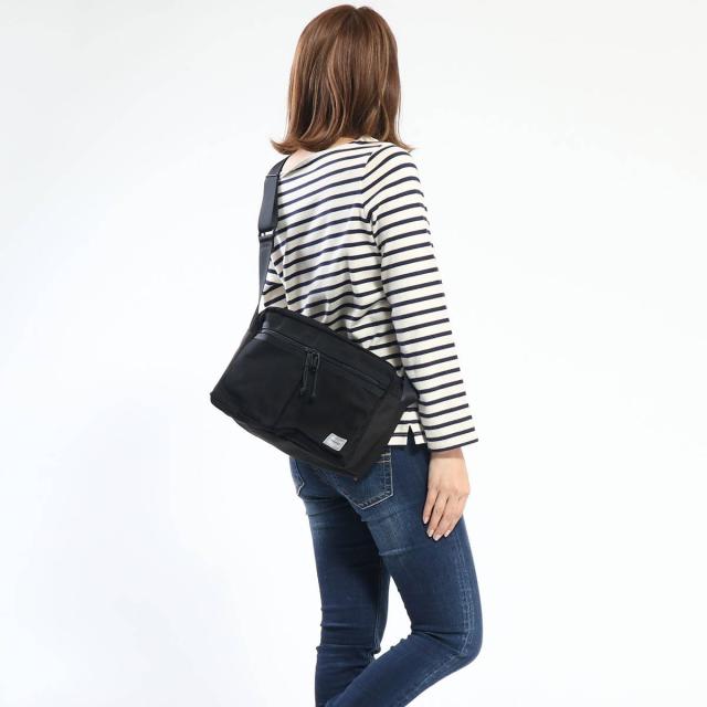 ポーター スイッチ ショルダーバッグ(L) 874-19673 ショルダー 吉田カバン PORTER SWITCH SHOULDER BAG(L) 斜めがけ コットン ブラック カジュアル 撥水 メンズ レディース_3
