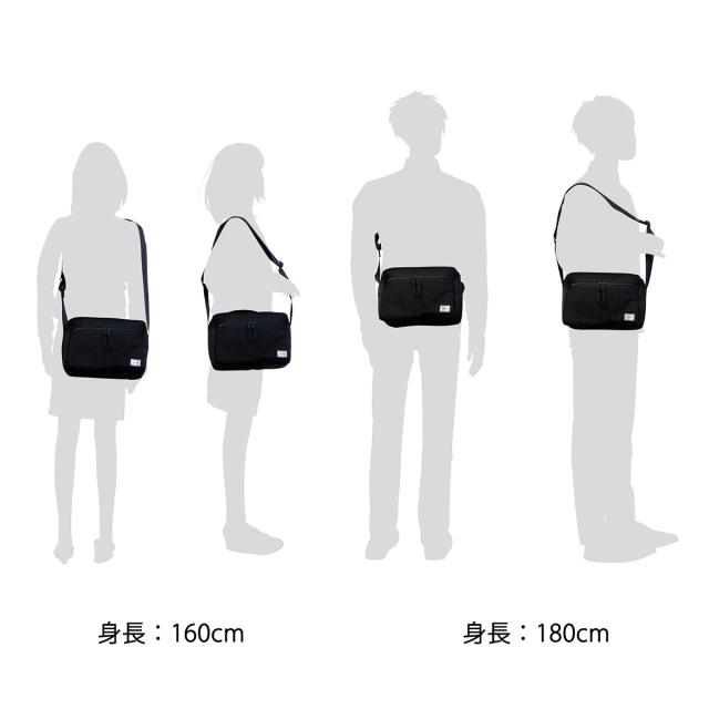 ポーター スイッチ ショルダーバッグ(L) 874-19673 ショルダー 吉田カバン PORTER SWITCH SHOULDER BAG(L) 斜めがけ コットン ブラック カジュアル 撥水 メンズ レディース_4
