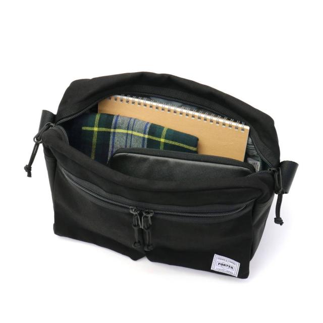 ポーター スイッチ ショルダーバッグ(L) 874-19673 ショルダー 吉田カバン PORTER SWITCH SHOULDER BAG(L) 斜めがけ コットン ブラック カジュアル 撥水 メンズ レディース_9