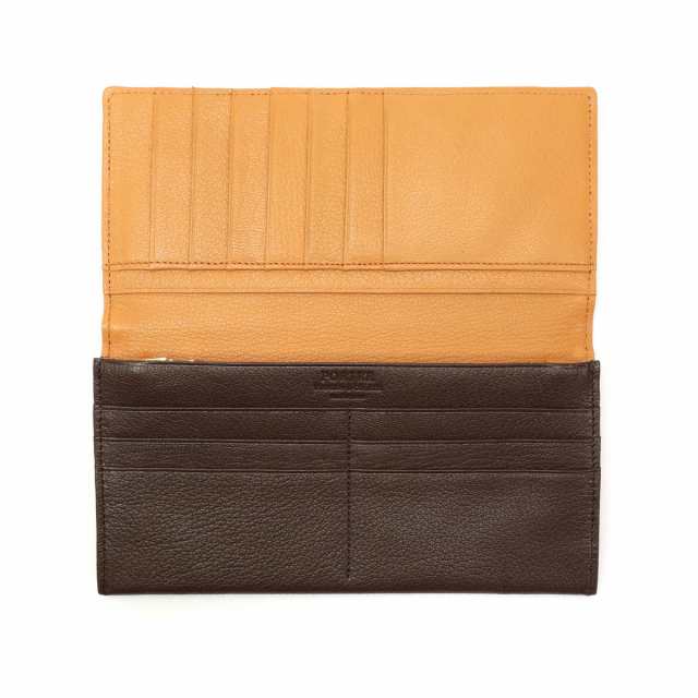 ポーター ダブル ロングウォレット 129-06010 長財布 吉田カバン PORTER DOUBLE 財布 かぶせ 本革 レザー 薄い WALLET  小銭入れ付き ビジ｜au PAY マーケット