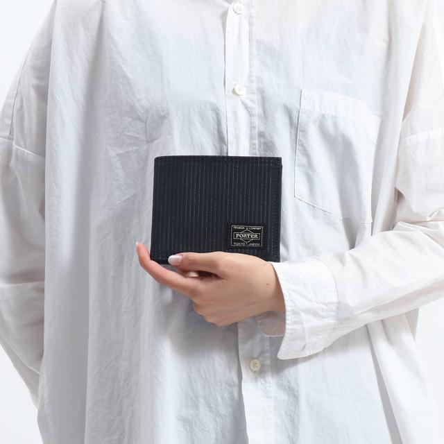 ポーター ドローイング ウォレット 650-09781 二つ折り財布 吉田カバン PORTER DRAWING WALLET 小銭入れなし スリム 薄い 日本製 メンズ レディース_3