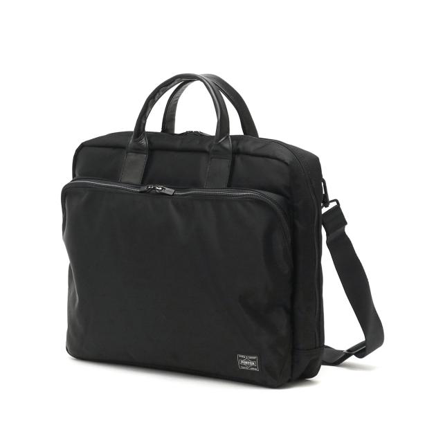 ポーター タイム 2WAYブリーフケース(L) 655-08298 ビジネスバッグ 吉田カバン PORTER TIME 2WAY BRIEFCASE(L) 薄マチ ショルダー A4 ビジネス 通勤 通勤バッグ 出張 撥水 軽量 メンズ_5