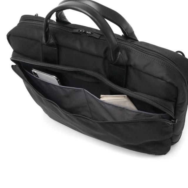 ポーター タイム 2WAYブリーフケース(L) 655-08298 ビジネスバッグ 吉田カバン PORTER TIME 2WAY BRIEFCASE(L) 薄マチ ショルダー A4 ビジネス 通勤 通勤バッグ 出張 撥水 軽量 メンズ_8